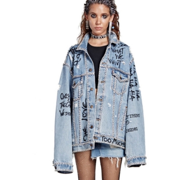 Rare LEVI'S Hand painted jacket @ I LOVE DIY by Panida - Picture 4 of 15